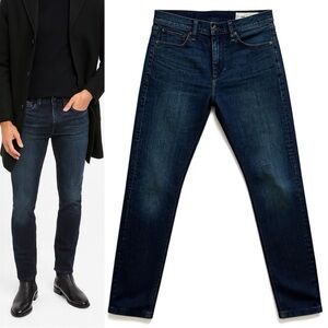 453 Rag & Bone | NWOT Hughes Wash Stretch Denim Fit Skinny Blue Jeans (Sz 31x32)